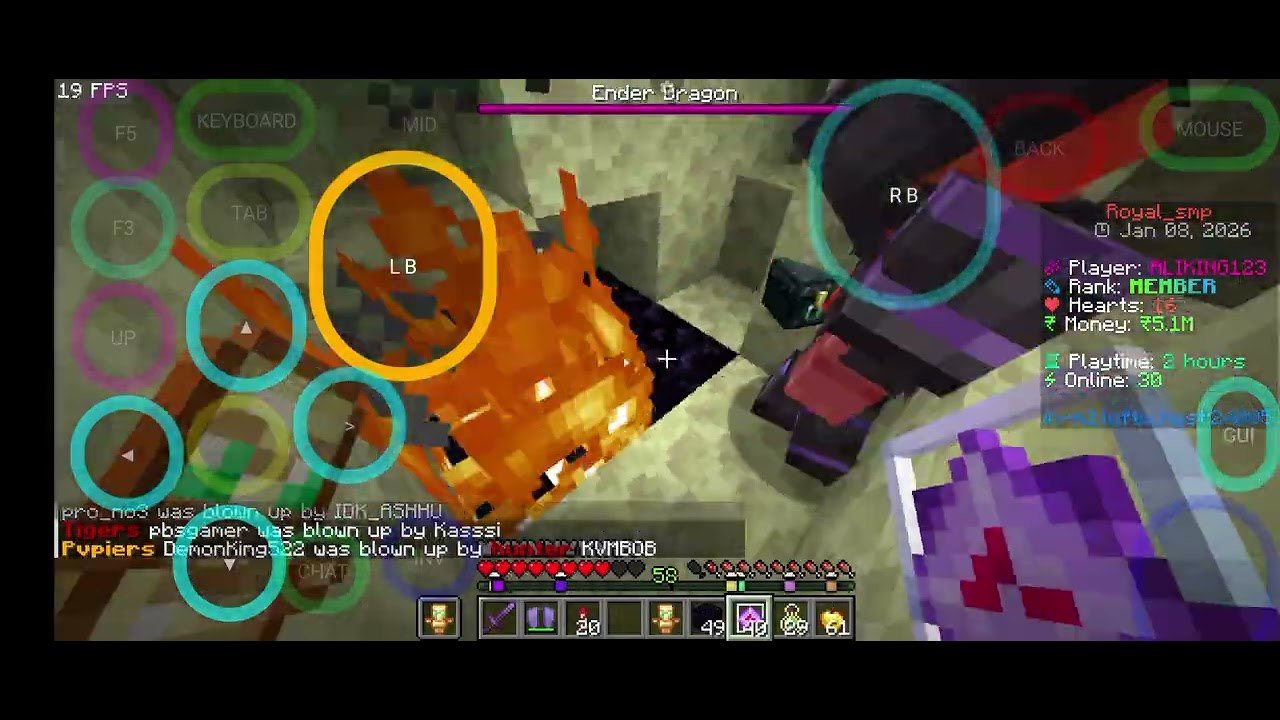 Minecraft public Smp Endwar 💀💀