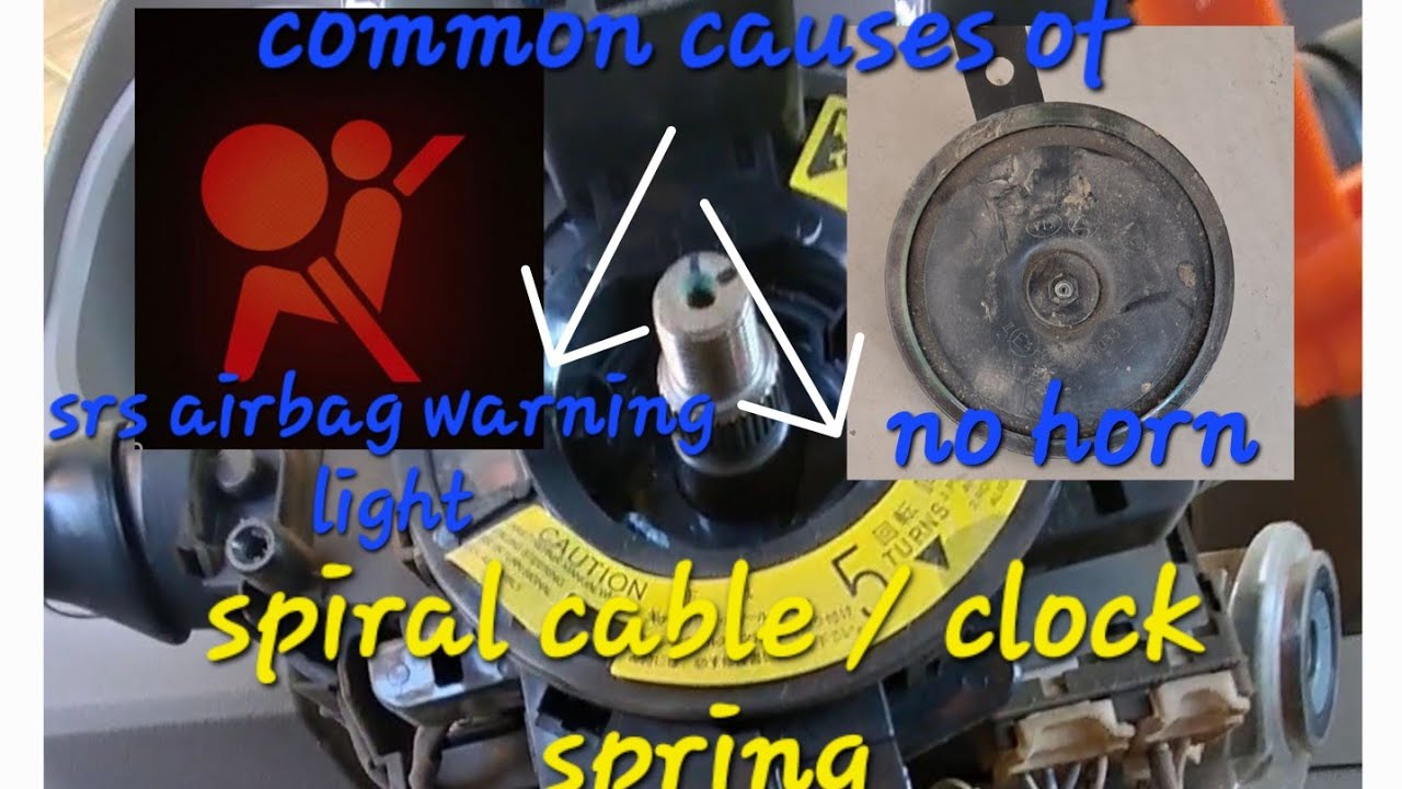common causes of srs airbag warning light and no horn, umilaw airbag at