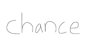 HANN, Chan - Chance cover