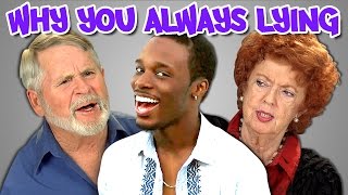 Elders React to Why You Always Lying Vine Compilation