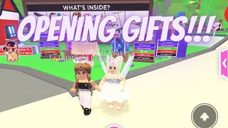 Opening Gifts in Adopt Me to try and get the legendary Hoverboard