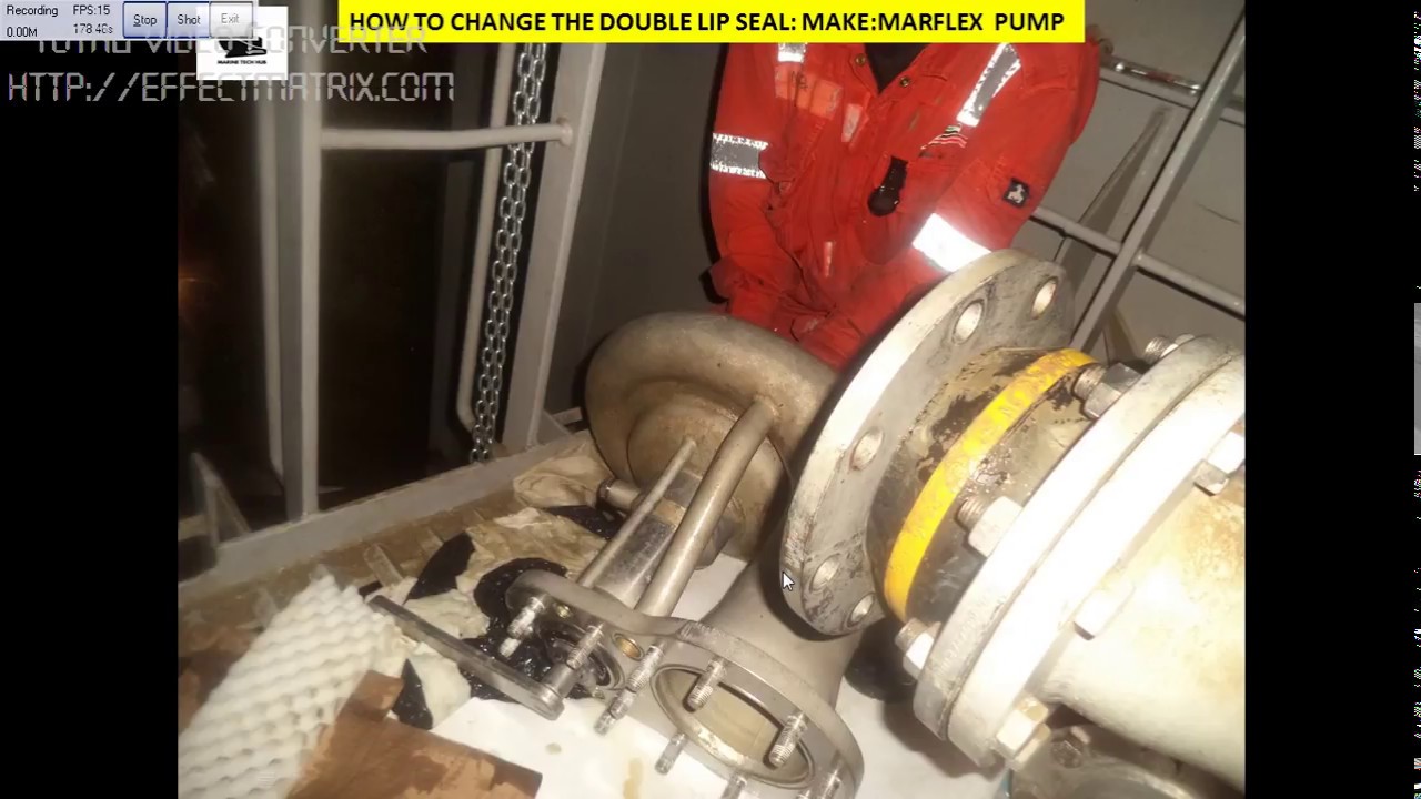 How To Change Double Lip Seal? (Make Marflex Pump) YouTube
