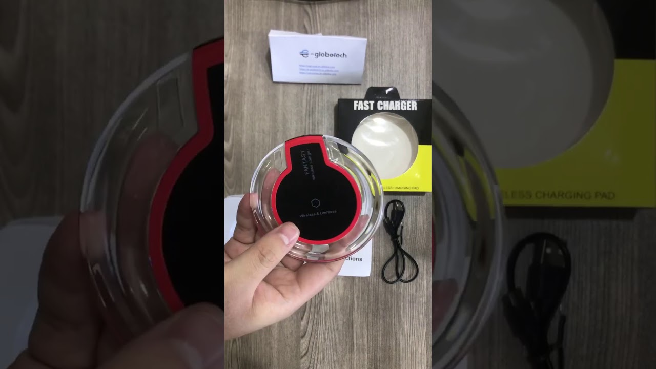 ProMillz: 2020 Ultra-Thin Crystal Clear Qi-Certified 5W Wireless Charging Pad