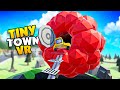 Humans Get EATEN By The GIANT BALL Of MEAT! - Tiny Town VR