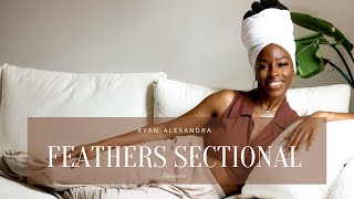 Very Honest Review | Feathers Sectional Valyou Furniture Review | Easy Couch Shopping for Beginners