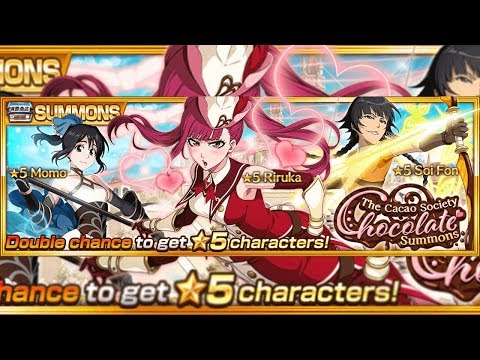 Bleach Brave Souls: Summons Cacao Society chocolate gameplay!!! Riruka, Soi Fon e Momo!!! - Omega Play