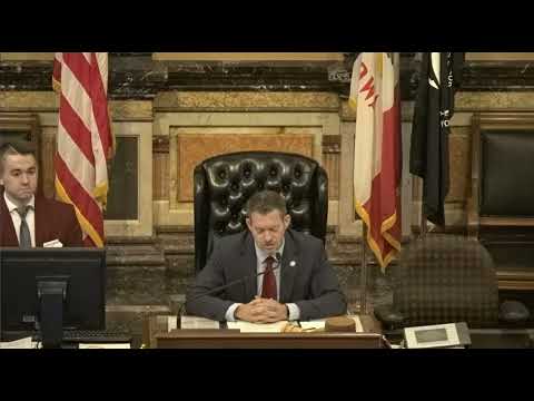 Opening Day Address by Iowa Senate President Jake Chapman (R)