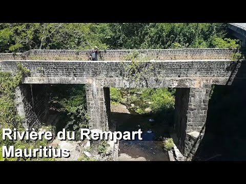 Village of courage. Rivière du Rempart, Mauritius (I crossed this bridge and lost)