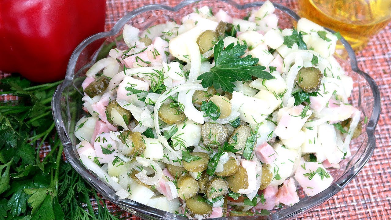 Немецкий картофельный салат