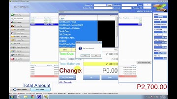 Retailware POS for Retail Store