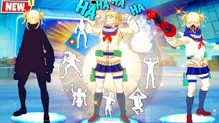 HIMIKO TOGA Fortnite x MY HERO ACADEMIA Fortnite Funny BuiltIn Emotes #mhavillains