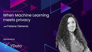 When Machine Learning meets privacy - Episode 1