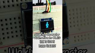 Walking Character Animation on OLED Display with Arduino @WokwiMakes #WokwiMakes