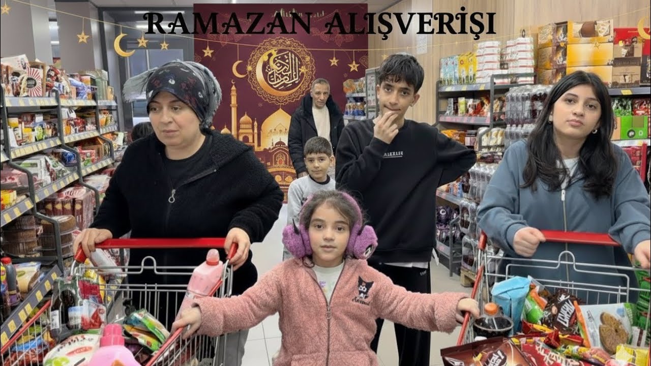 RAMAZAN AYI İÇİN MARKET ALIŞ VERİŞİ..!! RAMAZAN VLOG 