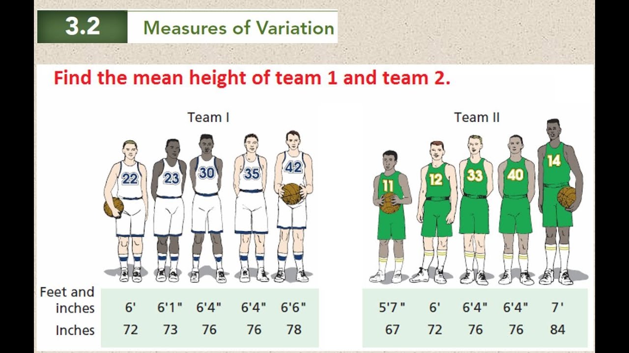 Measures of Variation - Range, Sample Variance , Sample Standard ...