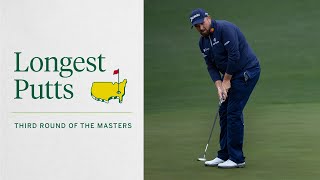 The Longest Putts From the Third Round | The Masters