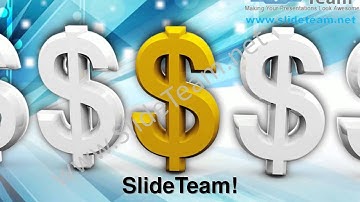 Dollar Finance Symbol PowerPoint Templates ppt Themes 1012 Slides Backgrounds
