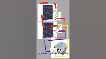 submersible##solar panel parallel connection #output current increase voltage same