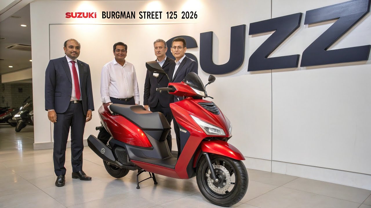 Представлен новый Suzuki Burgman Street 125 2026 года! Великолепная модернизация городского скуте...