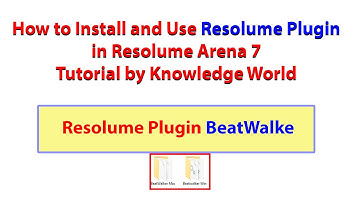 Resolume Plugin BeatWalker. How to Install Resolume plugin beatwalker.How to use plugin in resolume.