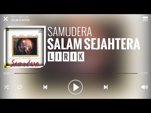 Samudera - Salam Sejahtera [Lirik] class=