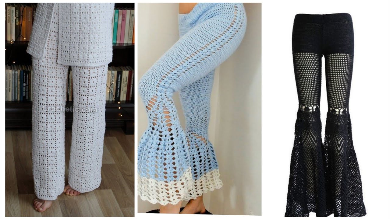 Beautiful Attractive Stunning Crochet Knitting Pattern Trousers Design ...