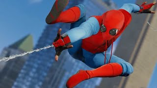 Spider-Man 2018 PS4 Free Roam Web Swinging SM HC Homemade suit