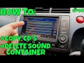 how to: Delete and copy cd's in your honda internavi/honda stream head unit/sound container/rn6