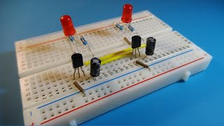 LED Blinking Circuit | Breadboard projects