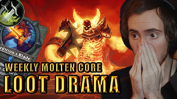 Weekly MC raid brings more LOOT DRAMA for Asmongold - WoW Classic