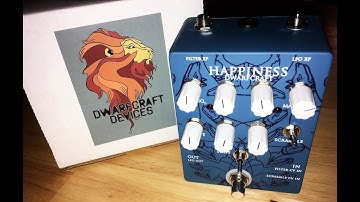 Dwarfcraft Happiness Pedal Demo - Control Overview and Knob Twiddling