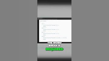 Why do we need the break keyword in CSharp switch statements?