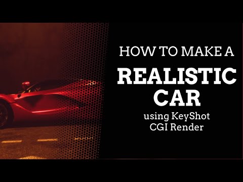 How To Make A Realistic Car Using KeyShot - CGI Render