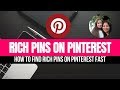 Rich Pins On Pinterest