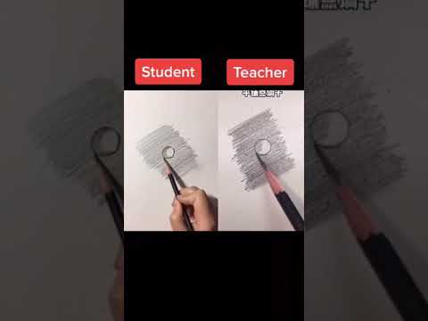Teacher vs Student drawing challenge #drawing #art #16
