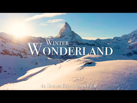 Winter Wonderland 4K - Scenic Relaxation Film with Calming Music