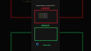 Fastest way to write HTML! 🤯 #HTML #Shorts #Codelixa