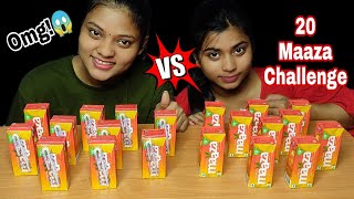 20 Maaza Drinking Challenge Unlimited Mango Frooti Drinking Challenge Mango Juice Challenge.