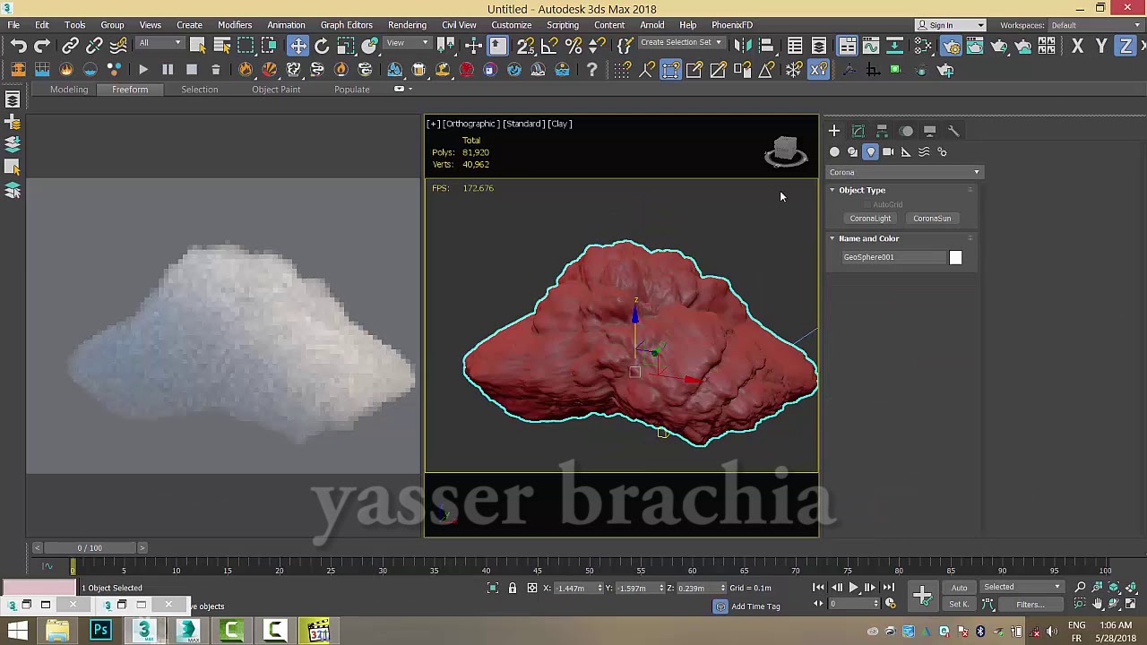 how to set cloud in 3ds max -