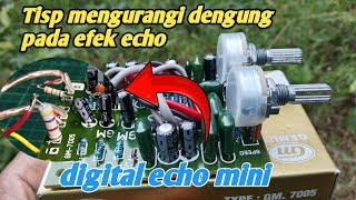 cara pasang digital echo pada kit mixzer Yamaha No Nois/dengung