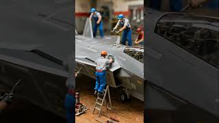 mini workshop making a fighters jet in #automobile
