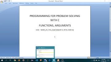 SAITM B TECH APPLIED SCIENCE 2ND SEM PROGRAMMING IN PROBLEM SOLVING UNIT 3 LECTURE 4