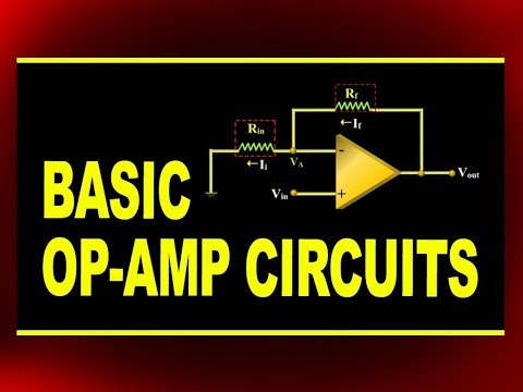 Basic OP-AMP (Operational Amplifier)  circuits | Semiconductor Devices | Physics4students