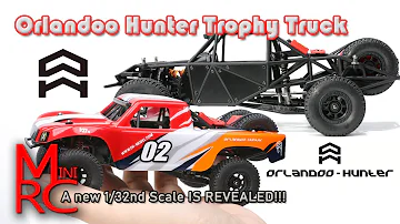 1/32nd Scale Orlandoo Hunter Trophy Truck Revealed! How awesome is this?!?!!?