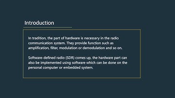 Analysis of Software Defined Radio with GNU Radio