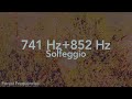 741 + 852 Hz Healing Frequencies | Intuition, Clarity &amp; Deep Meditation | 1 Hour