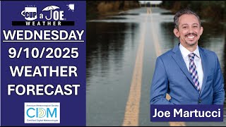 The shore FLOODS, despite mostly dry weather | Wednesday, 9/10/25 NJ Forecast