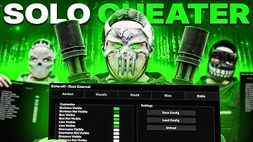 I CHEATED on a 800 POP SERVER with the BEST RUST CHEAT.. (Wipe Day!)