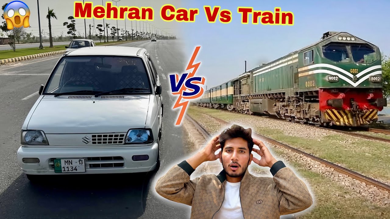Auto V's Train MEHRAN CAR VS TRAIN🚆 RACE 😱 WHO WINNER…! - YouTube