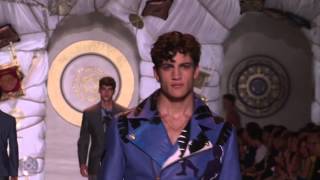 メッシュ素材がアクセント、「ヴェルサーチ」15年春夏メンズ VERSACE - Men Spring/Summer 2015 Collection in Milan